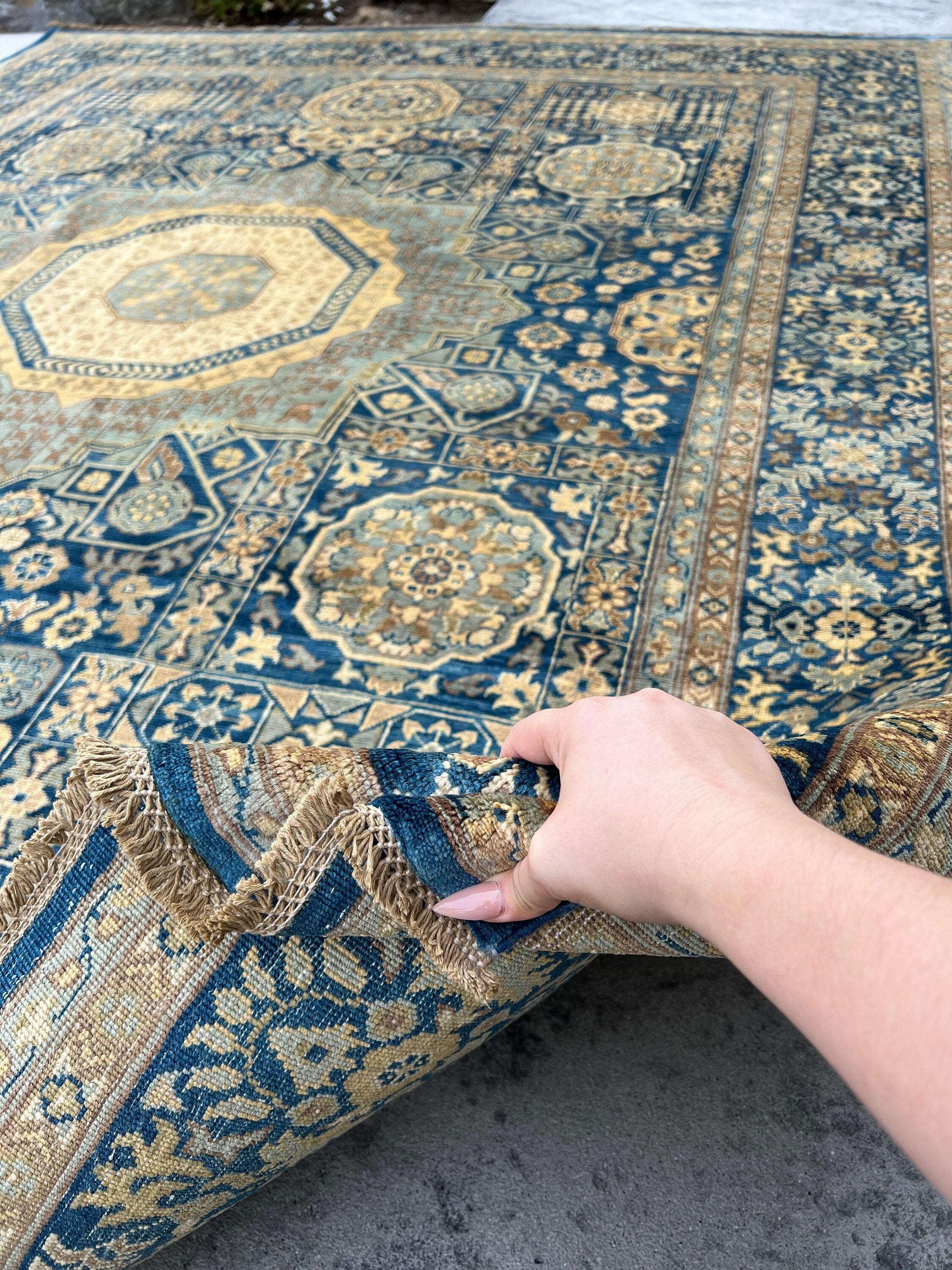 Tapis afghan Mamluk noué à la main 8x10 Tapis de commerce de laine afghan de qualité supérieure tissé à la main Neuf - En vente à San Marcos, CA