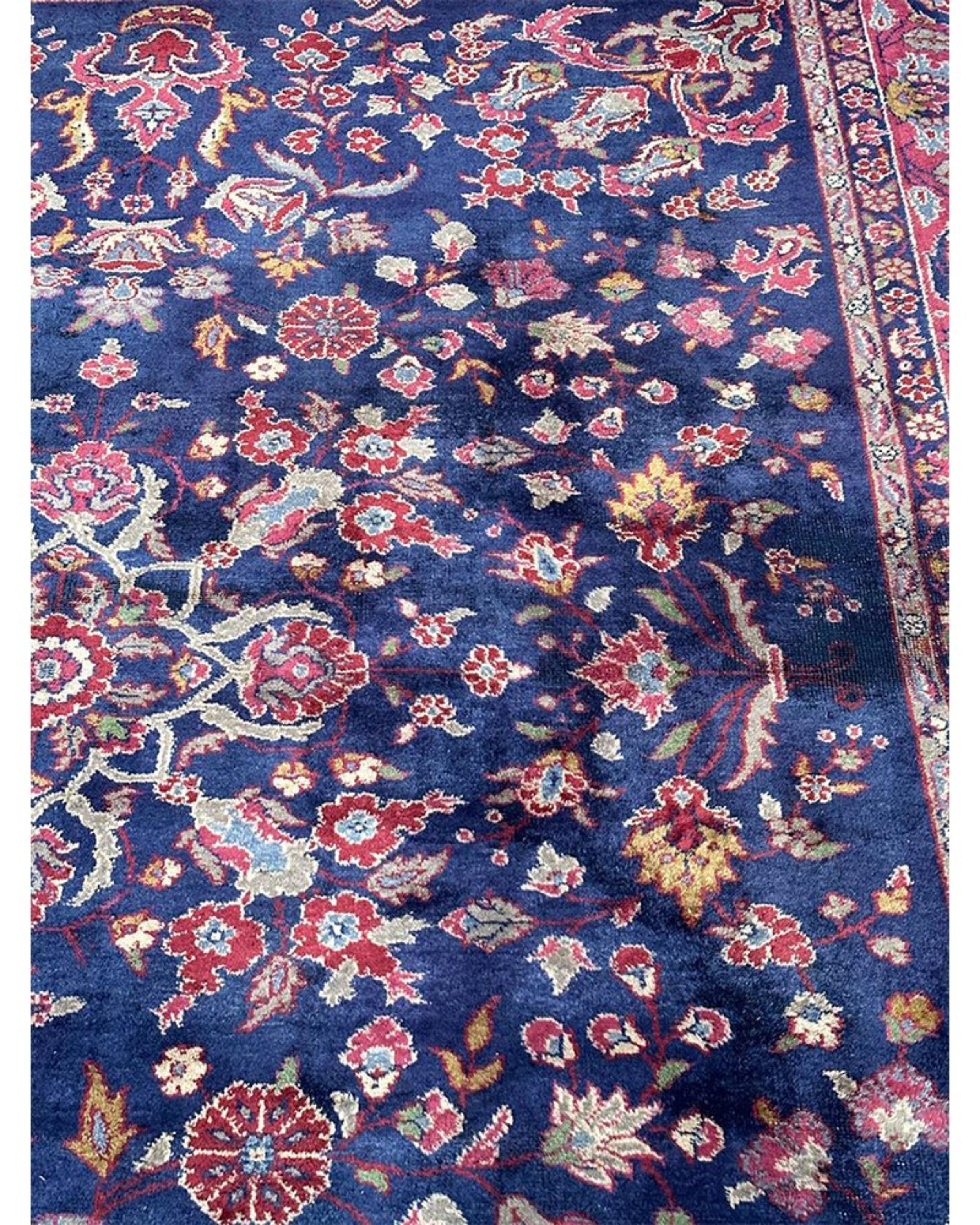 8x10 Handgeknüpfter alttürkischer Sparta-Teppich (Wolle) im Angebot