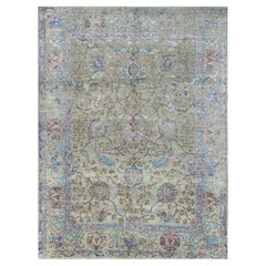 8x10 Hand Knotted Transitional Area Rug