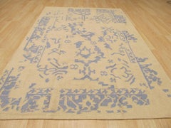 8x10 Stylish Graceful Beige Kilim Geometric Contemporary Flatweave Wool Rug