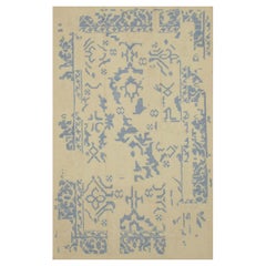 8x10 Stylish Graceful Beige Kilim Geometric Contemporary Flatweave Wool Rug