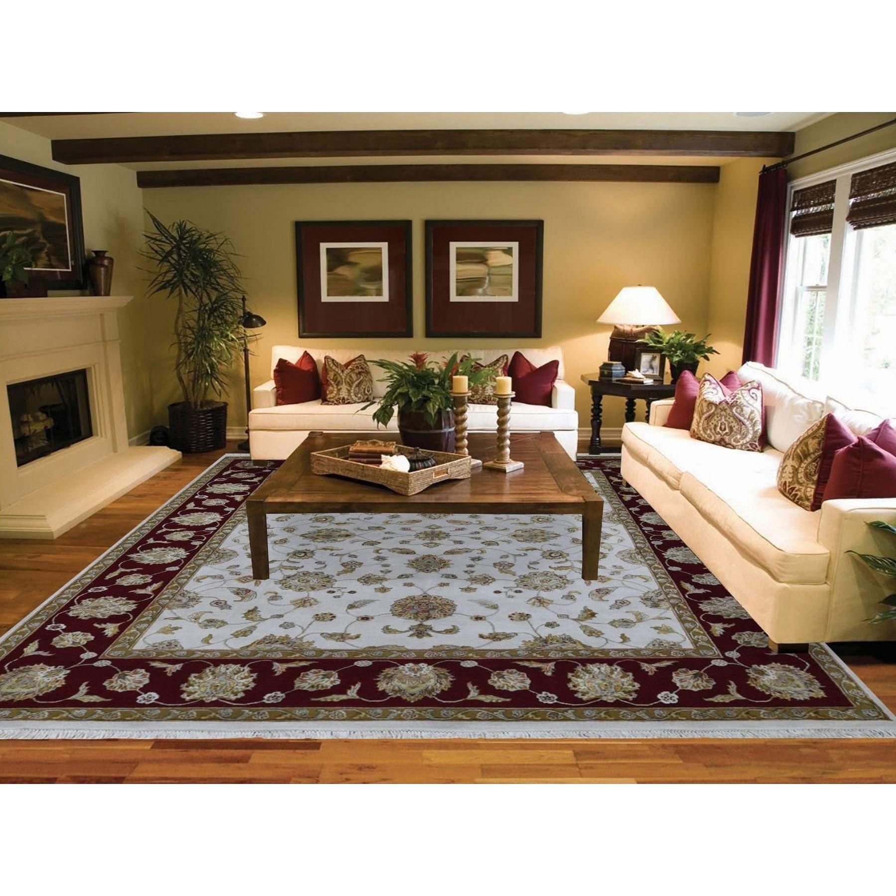 This is a truly genuine one-of-a-kind Hand Knotted Half Wool And Half Silk Rajasthan Thick And Plush Rug. It has been Knotted for months and months in the centuries-old Persian weaving craftsmanship techniques by expert artisans.
Primary materials: