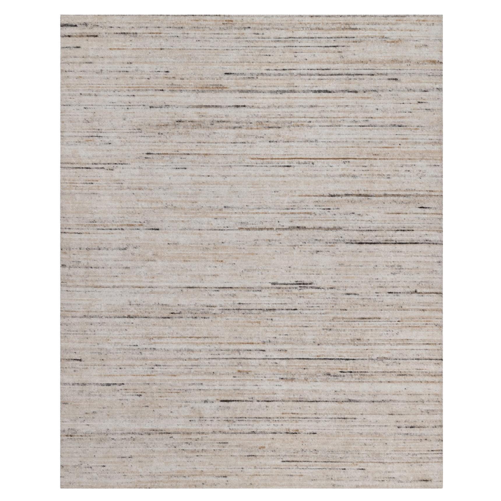 Tappeto 8
x10
 avorio lavorato a mano con trama variegata dal design moderno per interni e per esterni