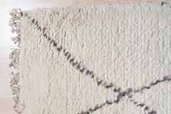 8x10 Jade Trellis Beige Geometric Modern Hand Knotted Wool Carpet Rug