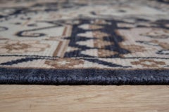 8x10 Majestic Timeless Charcoal Traditional Medallion Hand Knotted Wool Rug