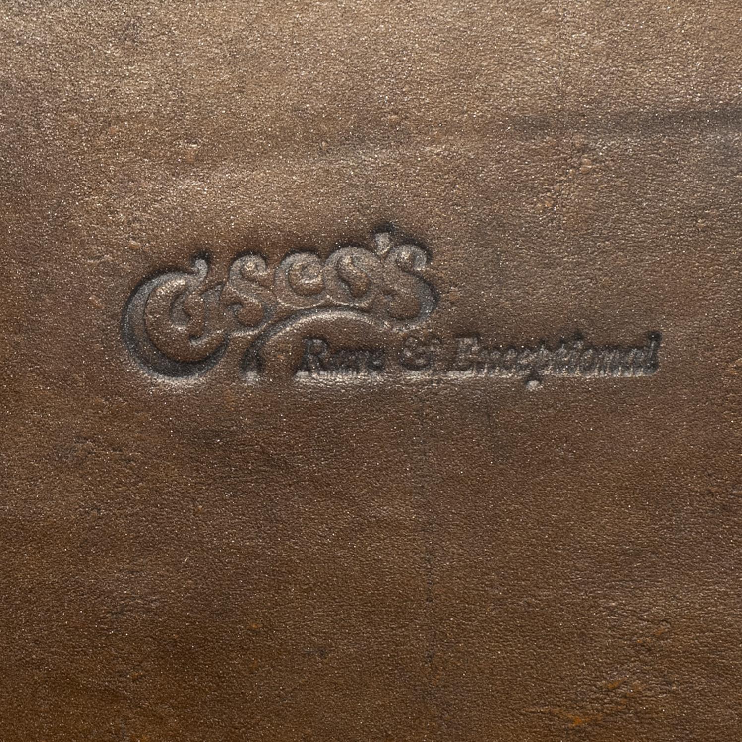 8x10 Medium Brown & Schwarz Leder Tischplatte Bilderrahmen- The Saddle Shop  (21. Jahrhundert und zeitgenössisch) im Angebot