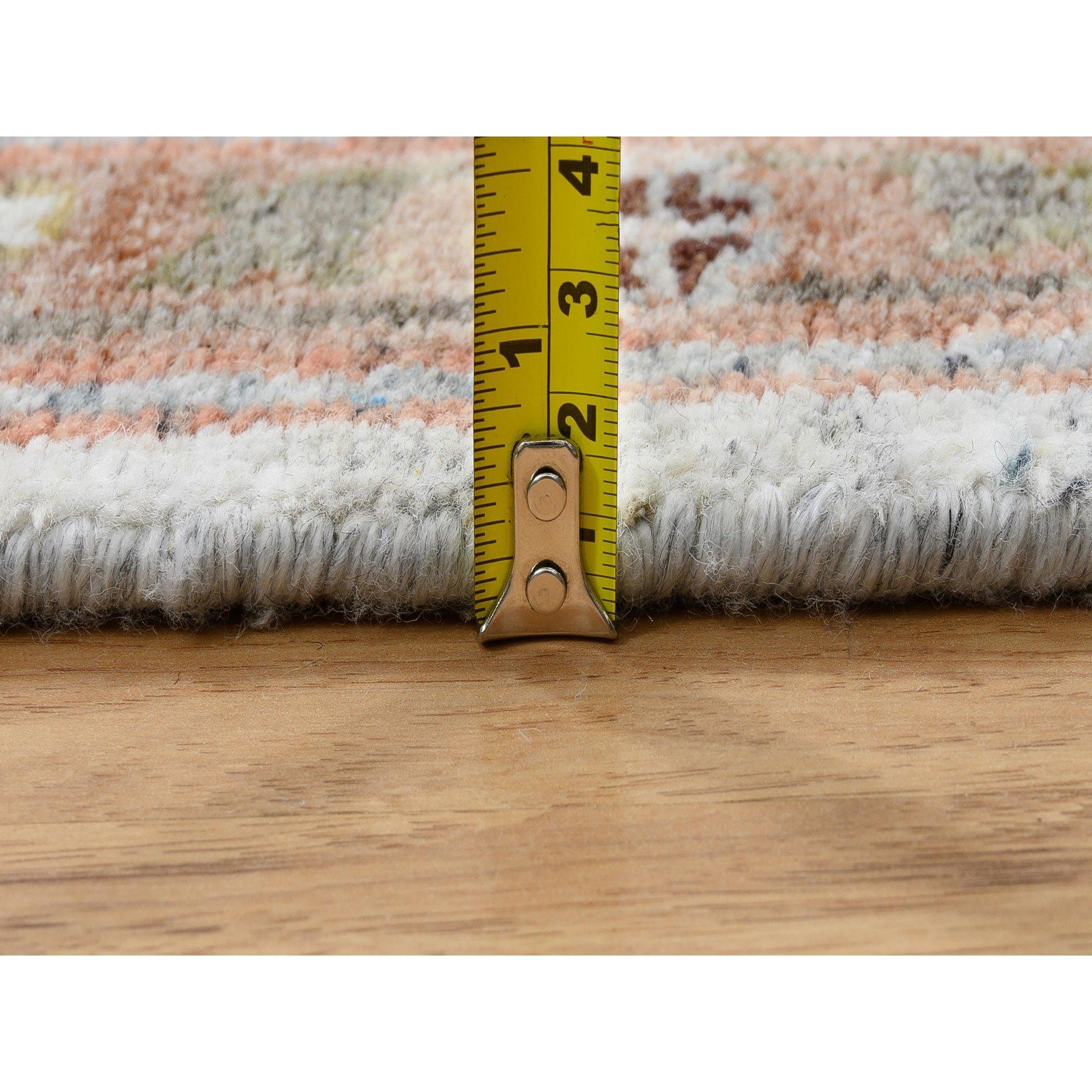 8'x10' Gemischtes Burgund, Heriz Heritage Design, Handgeknüpfter Teppich aus reiner Wolle im Angebot 5