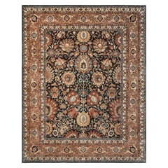 8x10 Navy Persian Hand Knotted Wool Rug ( G-13933)