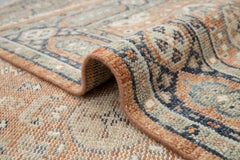 8x10 Rust Navy Persian Medallion Mamluk Hand-Knotted Rug ( G - 14154 )