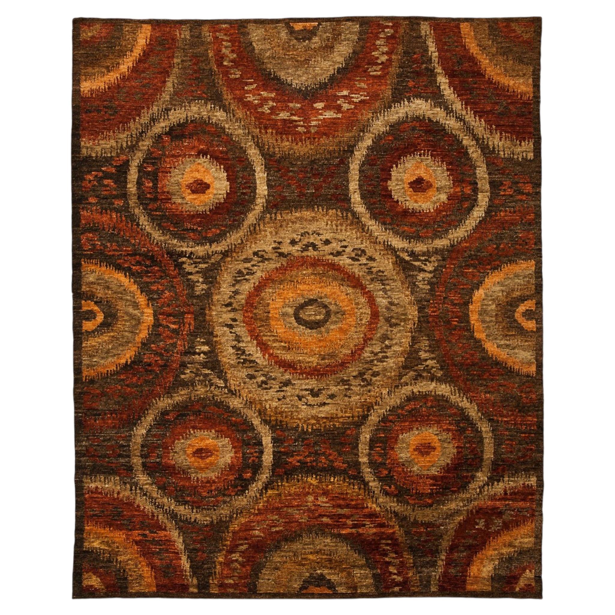 8'x10' Towa Hand-Knotted Transitional Wool Area Rug
