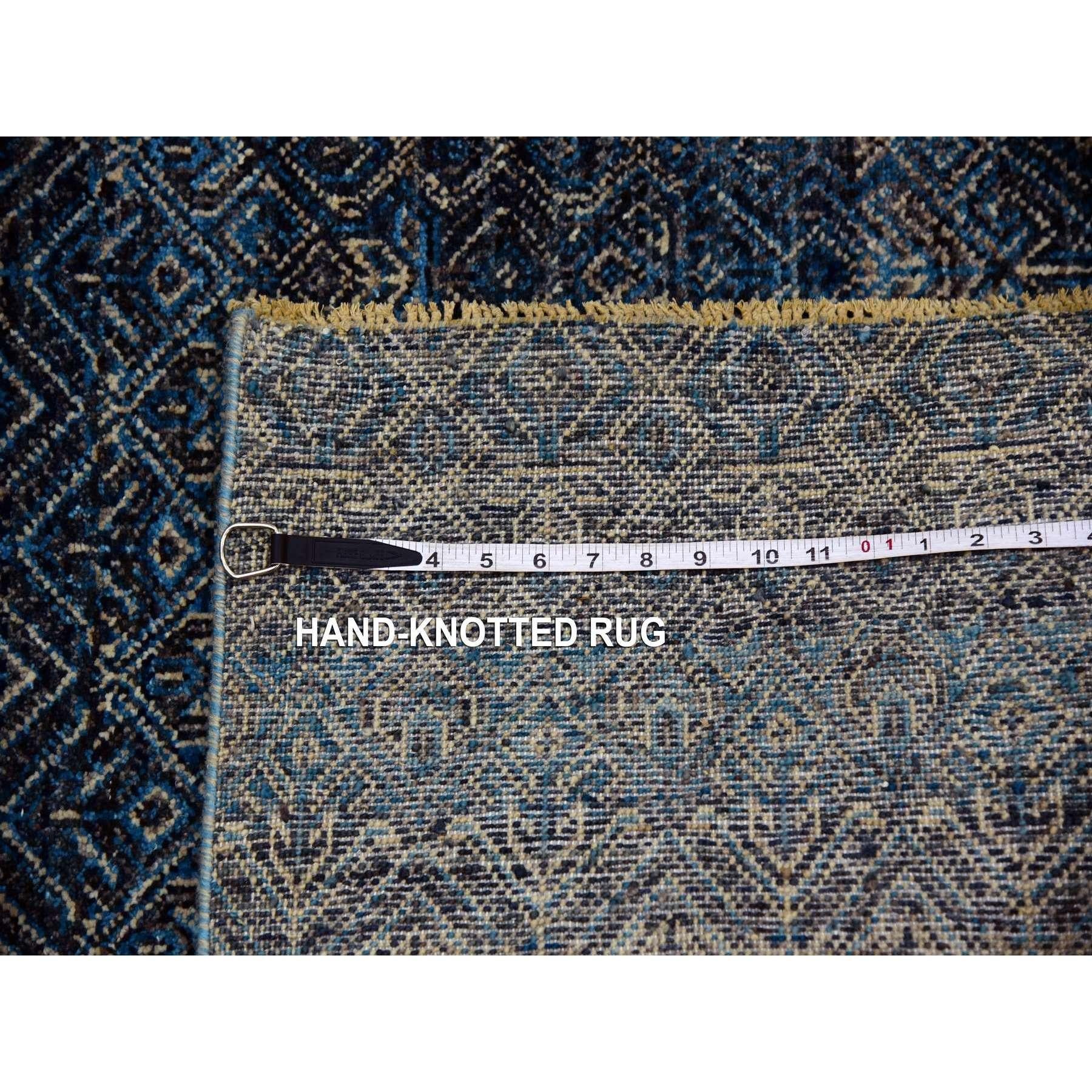 8'x10' Yale Blau, Kohinoor Herat Design, 100% Wolle Handgeknüpft Teppich im Angebot 6