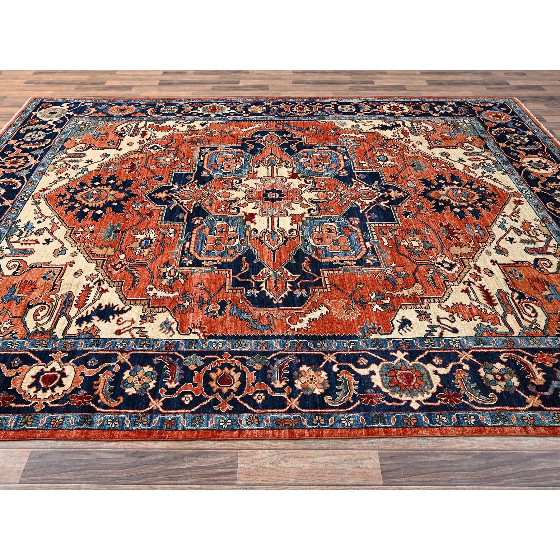 Annodato a mano Tappeto in lana annodato a mano 8'x10'10