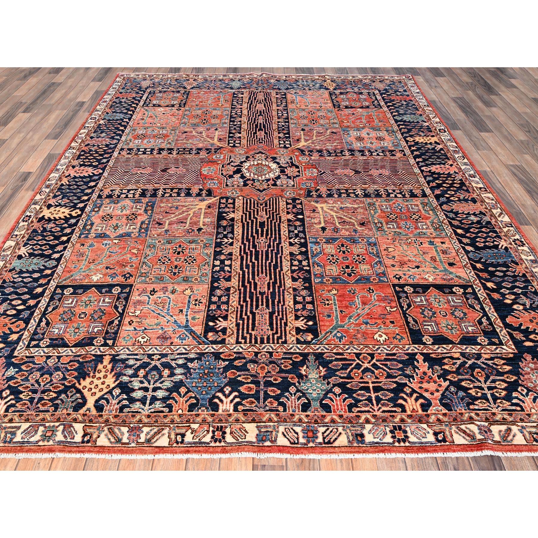 Spanisch Orange, Aryana Grade, Pflanzenfarben, klassisches persisches Gartendesign, weicher Flor, reine Wolle, handgeknüpft, dicht gewebt, Orientteppich
Primäre MATERIALIEN: Wolle
Latex: Kein Flor 
Höhe: 0,25 Zoll
Stil: Traditionell
Grundfarbe: