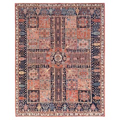 8
x10
2" Orange Classic Persian Garden Design Hand Knotted Wool Oriental Rug