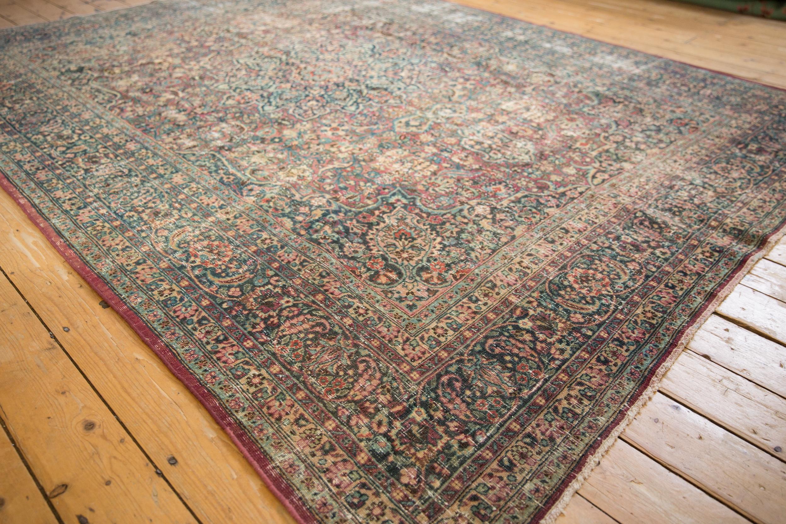 Vintage Distressed Meshed Carpet 4