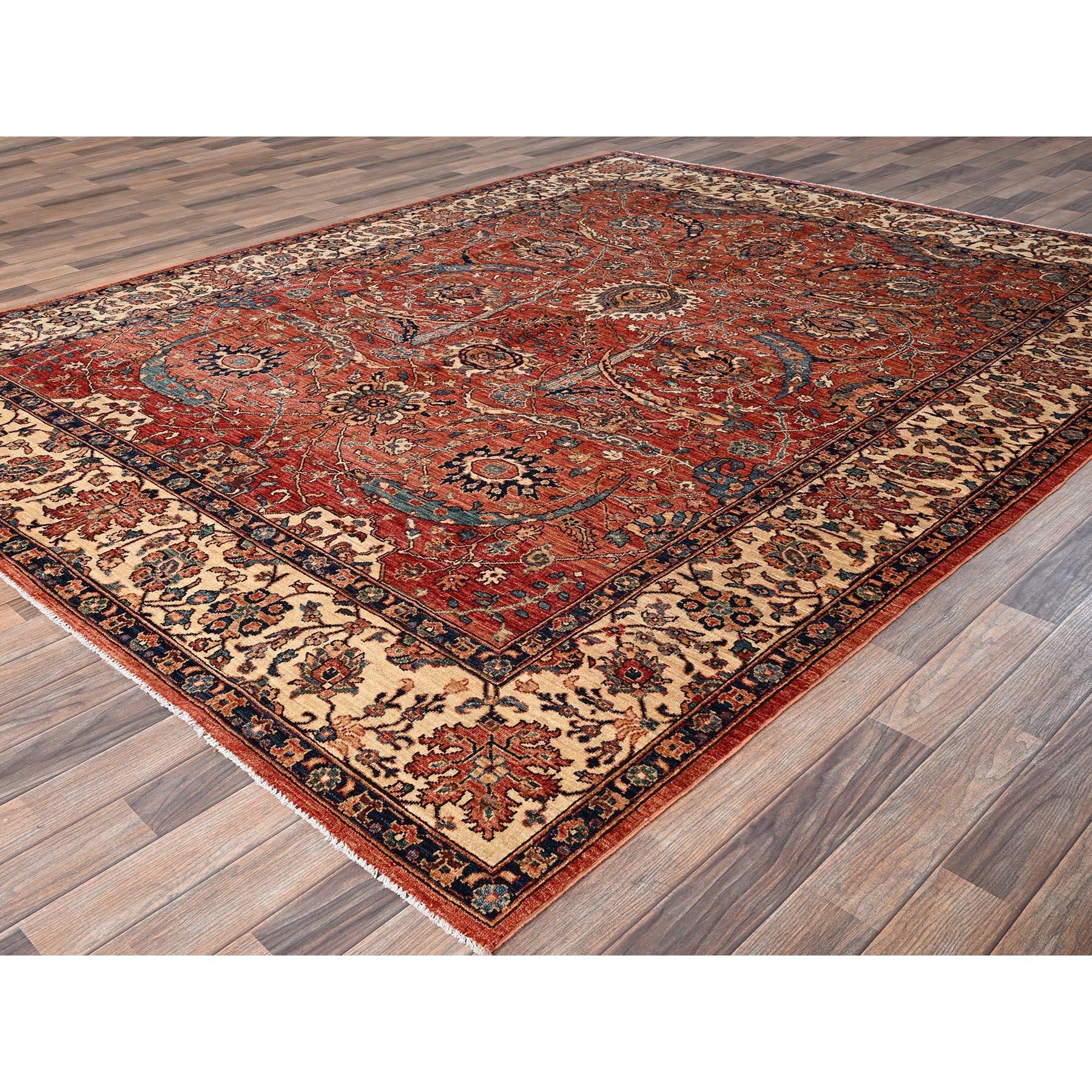 Afghano Tappeto orientale in lana annodata a mano 8'x10'6