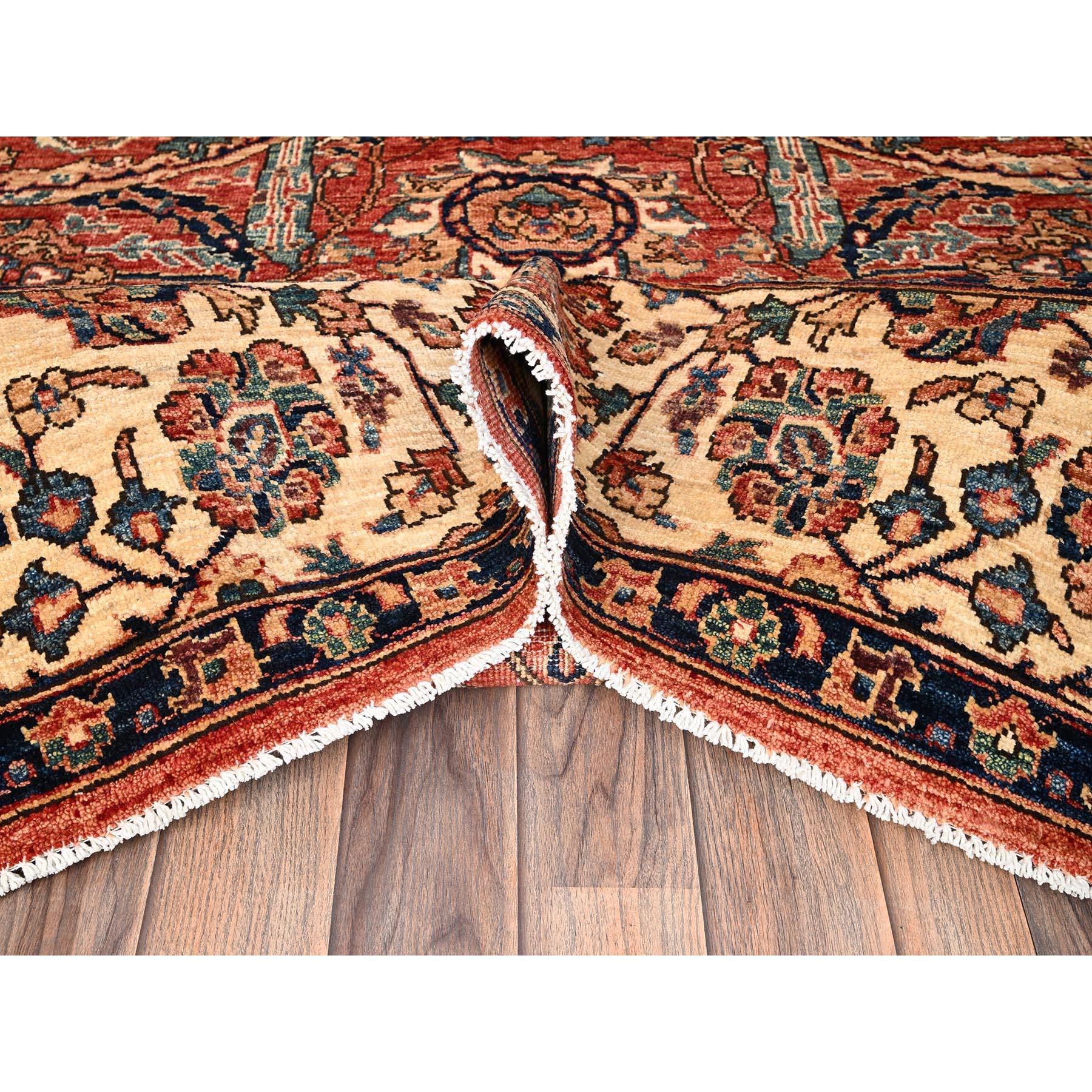 XXI secolo e contemporaneo Tappeto orientale in lana annodata a mano 8'x10'6