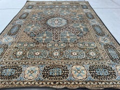 Luxury Hand-Knotted Afghan Rug Mamluk Premium Hand-Spun Afghan Woo