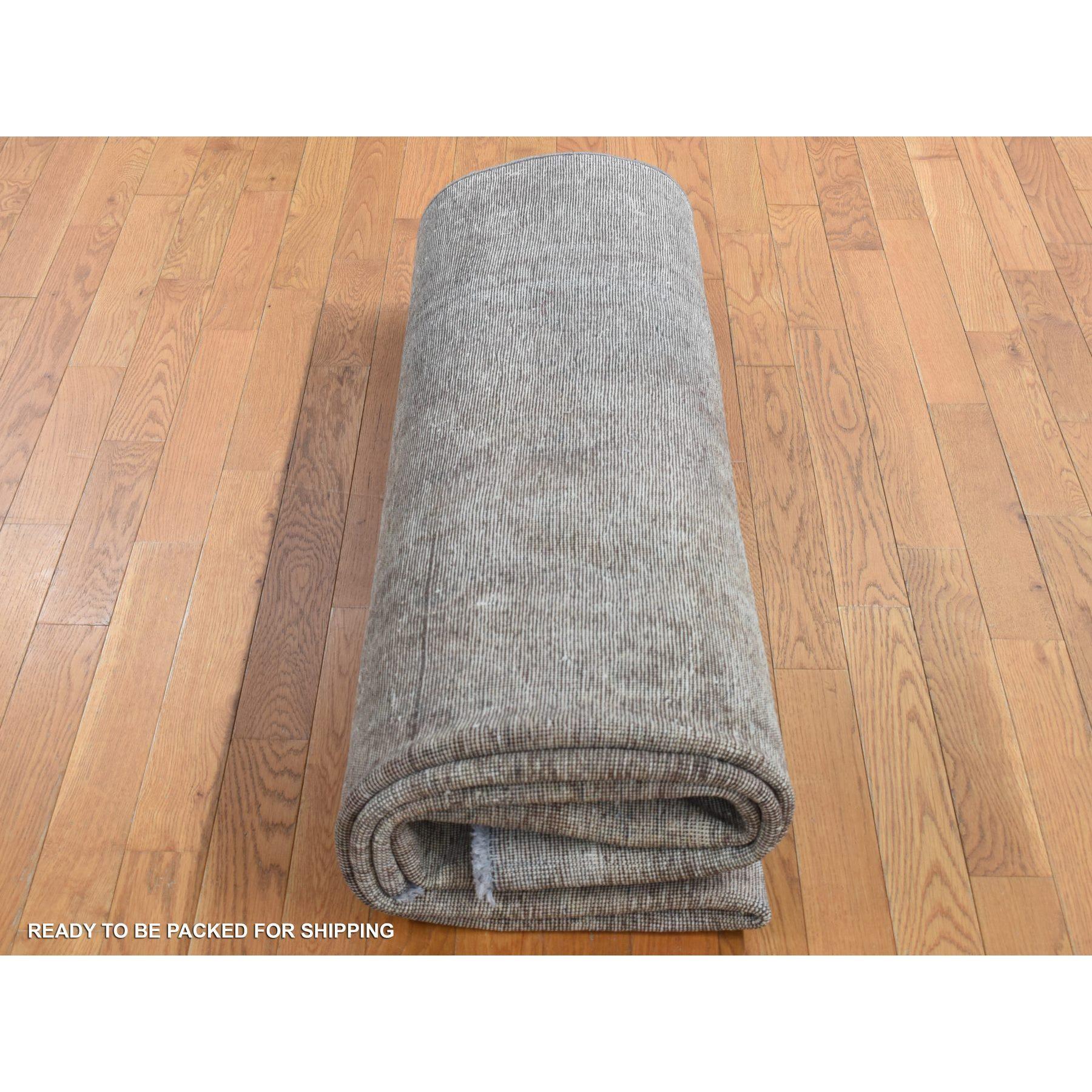 8'x11' Schwarzer überzogener persischer Täbris-Barjasta-Teppich aus reiner Wolle, handgeknüpft, Vintage im Angebot 2