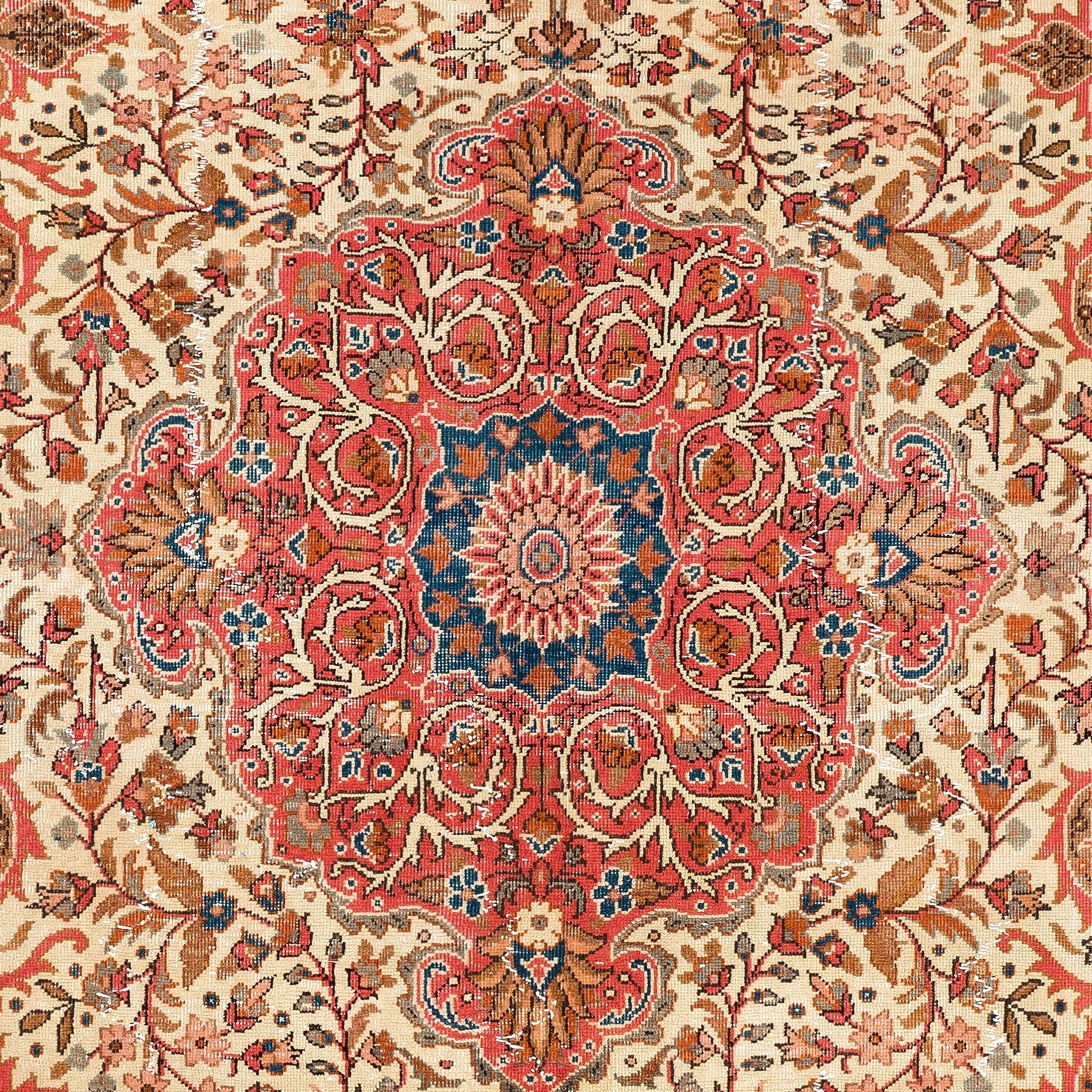 8x11 Pies Alfombra Oriental Turca Vintage Única, Alfombra Tradicional Hecha a Mano Rústico en venta