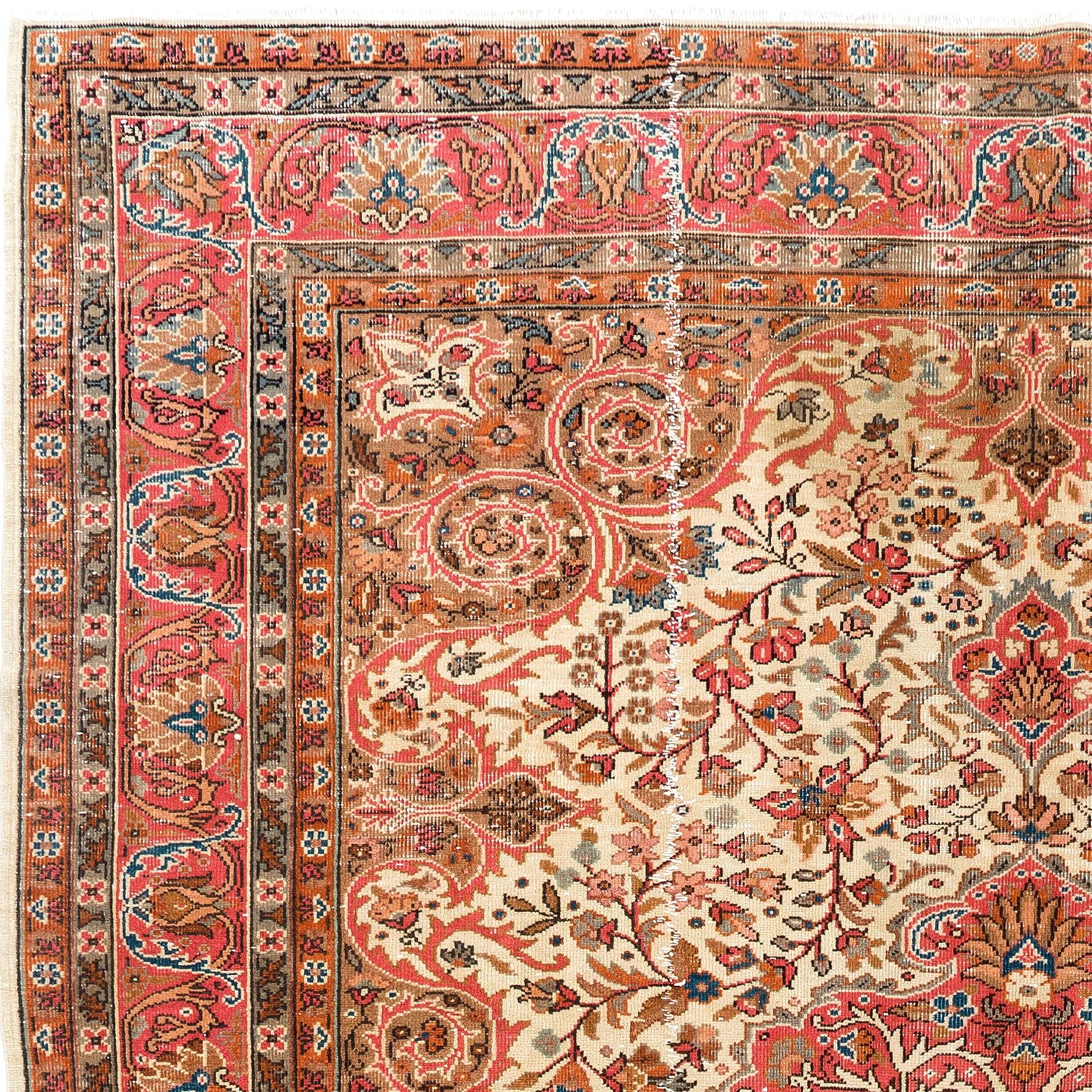 8x11 Pies Alfombra Oriental Turca Vintage Única, Alfombra Tradicional Hecha a Mano Tejido a mano en venta