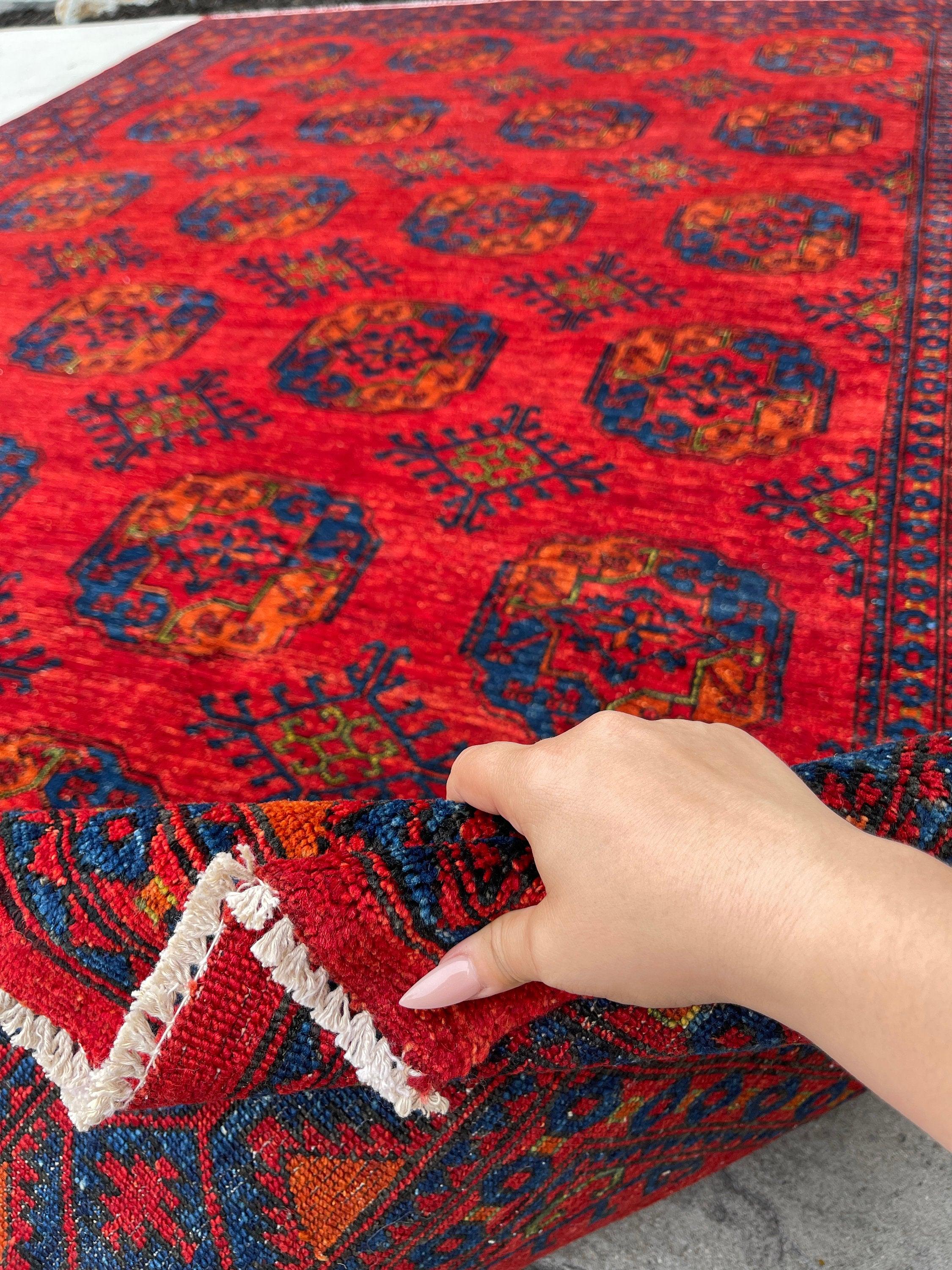 8x11 Hand-Knotted Afghan Rug Premium Hand-Spun Afghan Wool Fair Trade For Sale 1