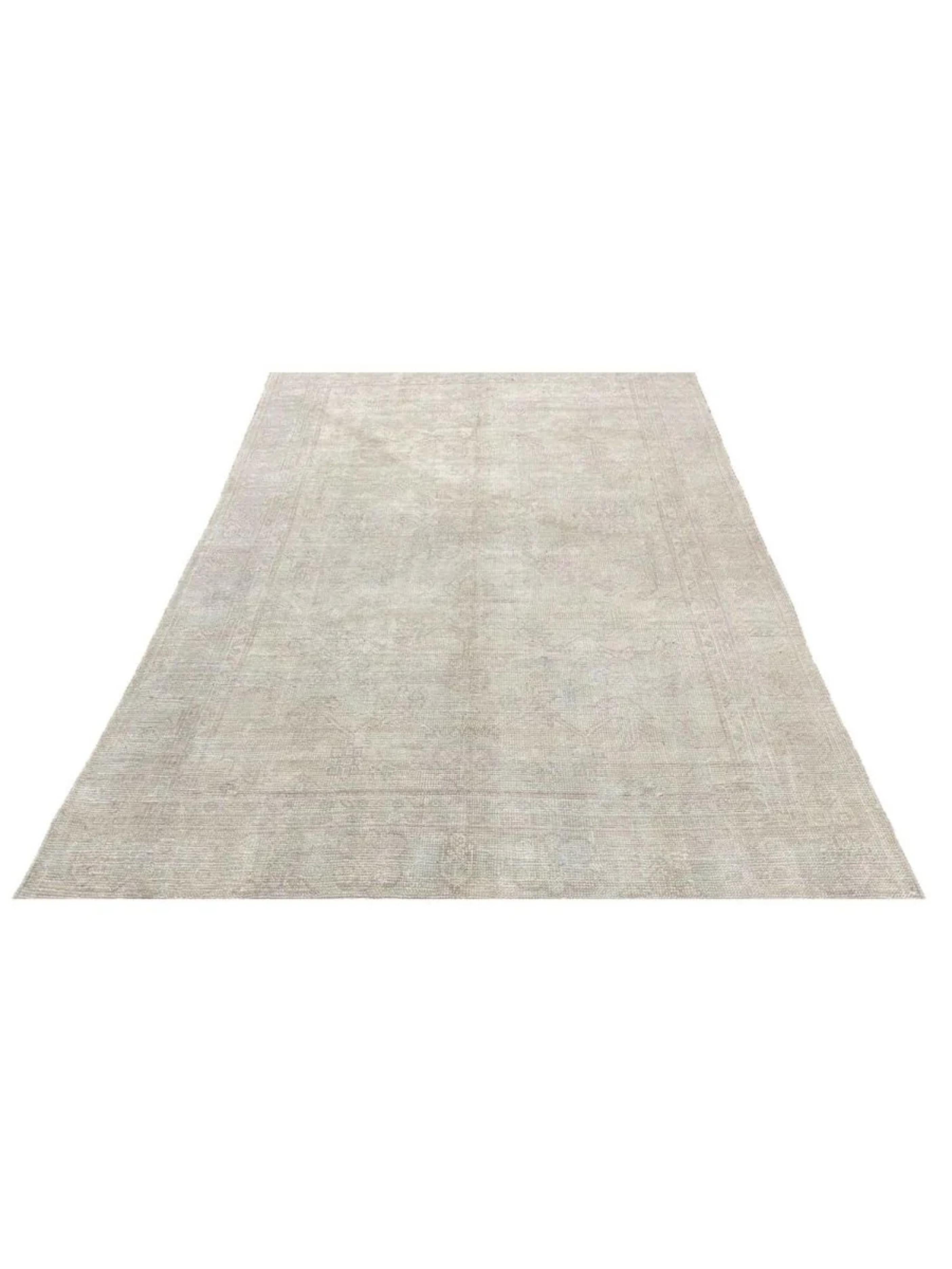 8x11 Tapis turc ancien Oushak noué à la main en vente 8