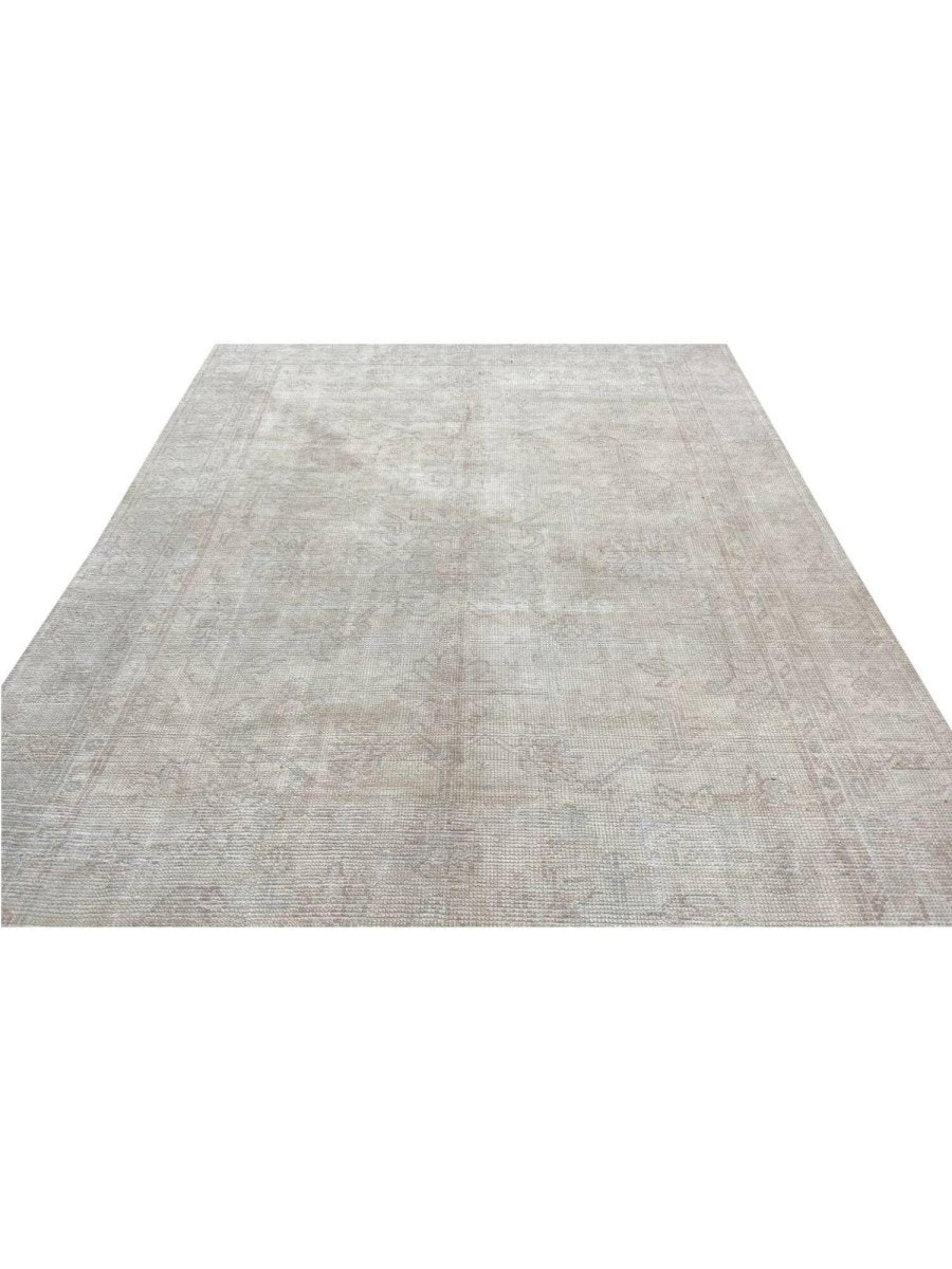 Turc 8x11 Tapis turc ancien Oushak noué à la main en vente