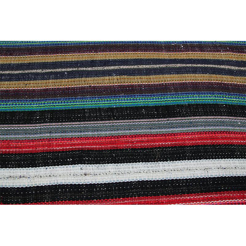 Late 20th Century Navajo Style Flatweave Persian Kilim Rug  For Sale