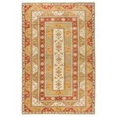 8x11.8 Ft Moderner, einzigartiger, großer Teppich, handgefertigter türkischer Milas-Teppich, 100 % Wolle