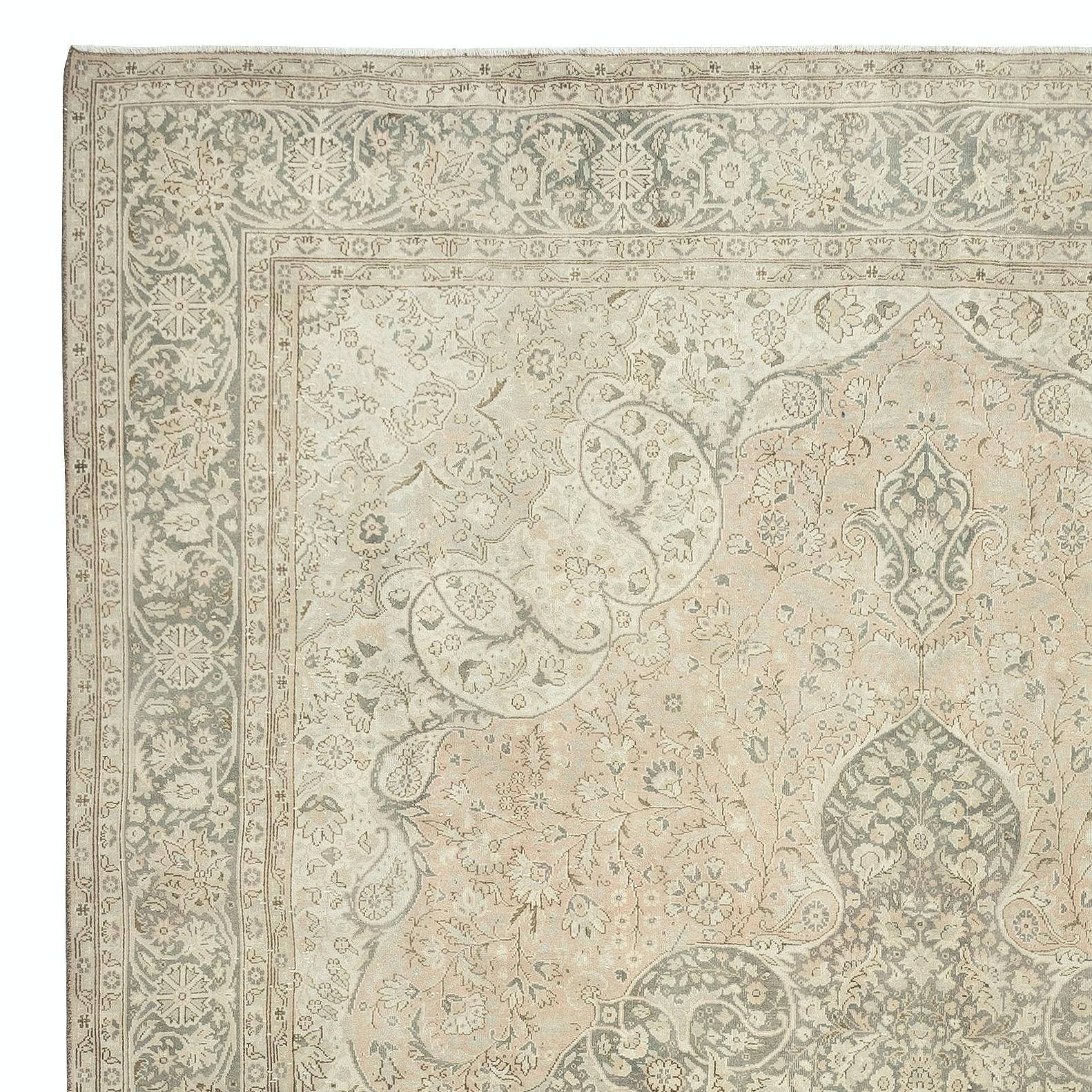 Turco Tappeto vintage turco 8x12 Ft, unico nel suo genere. Tappeto rustico grande fatto a mano in vendita