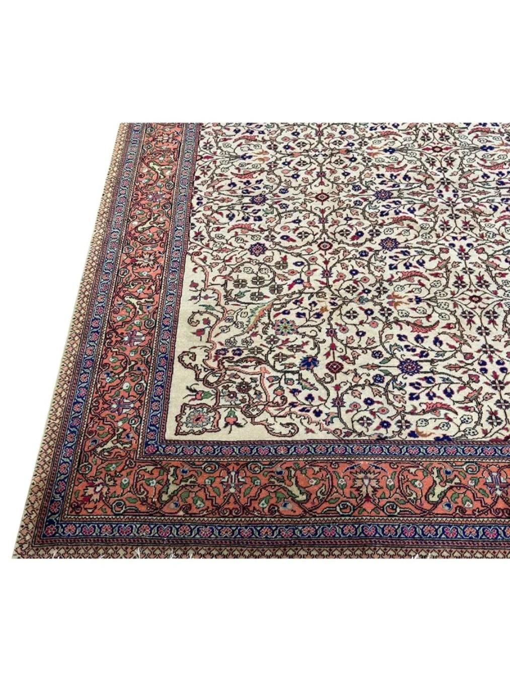 Tappeto per l'area Sivas 8x12 annodato a mano in Turchia antica in vendita 2