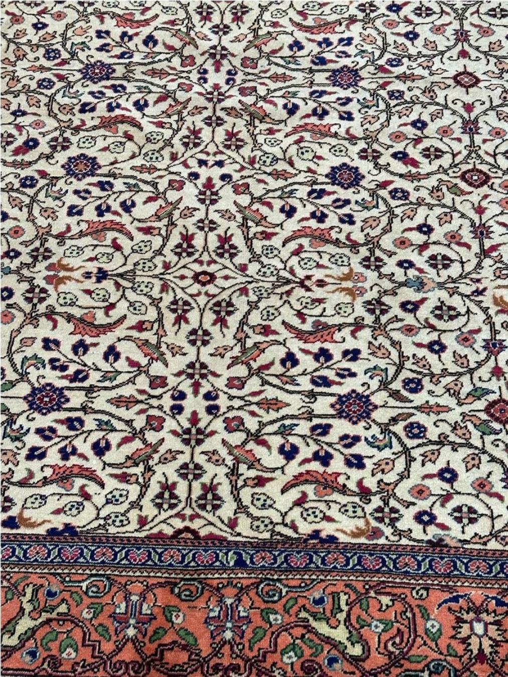 Tappeto per l'area Sivas 8x12 annodato a mano in Turchia antica in vendita 1