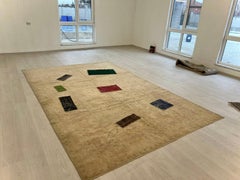 Tappeto Sivas di seta fine 8x12.7 Ft in colori tenui, tappeto turco vintage fatto a mano
