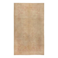 8x12.7 Ft Fine Silky Sivas Rug in Soft Colors, Vintage Handmade Turkish Carpet (tapis turc fait à la main)