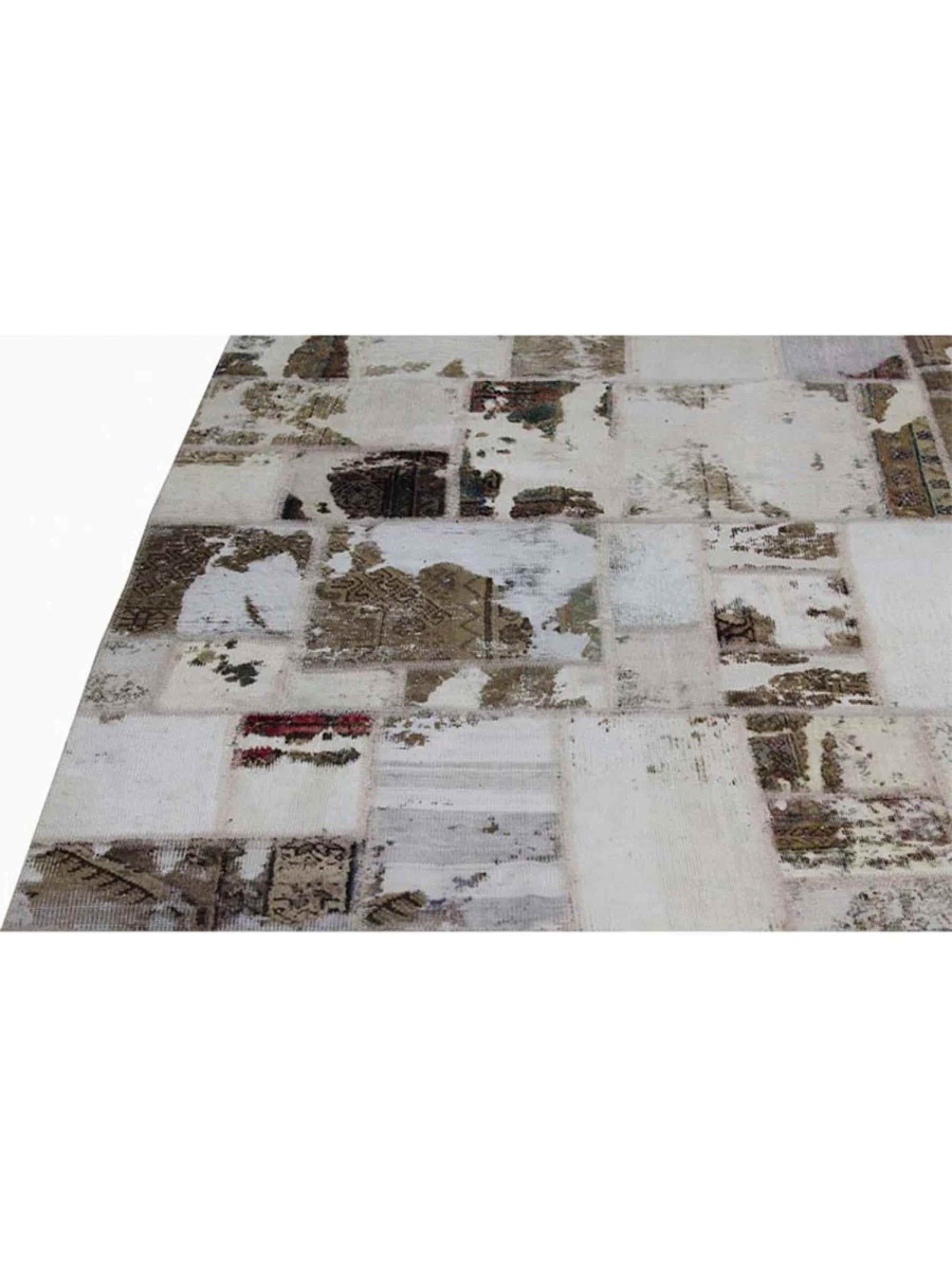 Perse 8x13 Tapis surteint Vintage Distressed noué à la main en vente