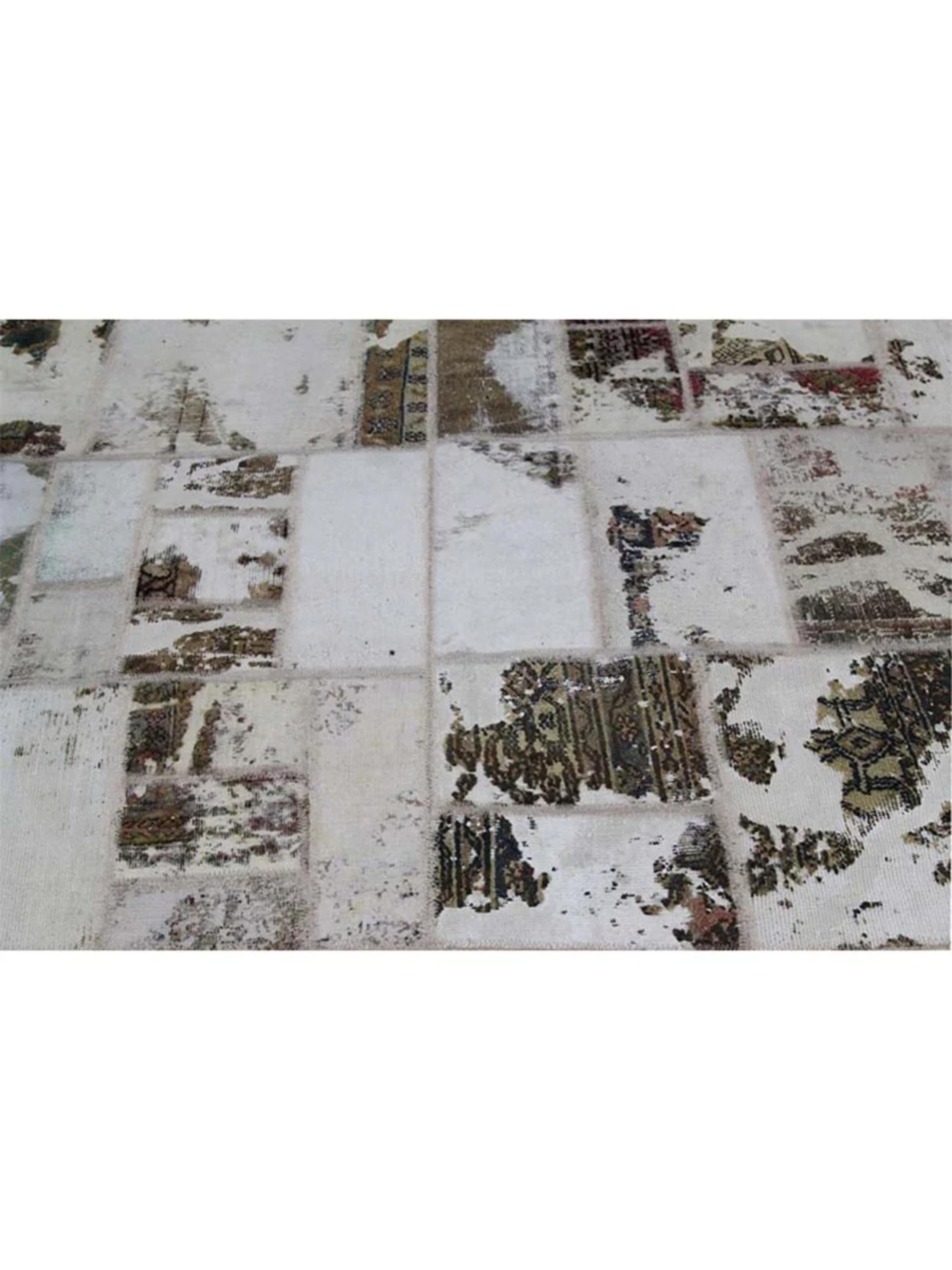 Noué à la main 8x13 Tapis surteint Vintage Distressed noué à la main en vente