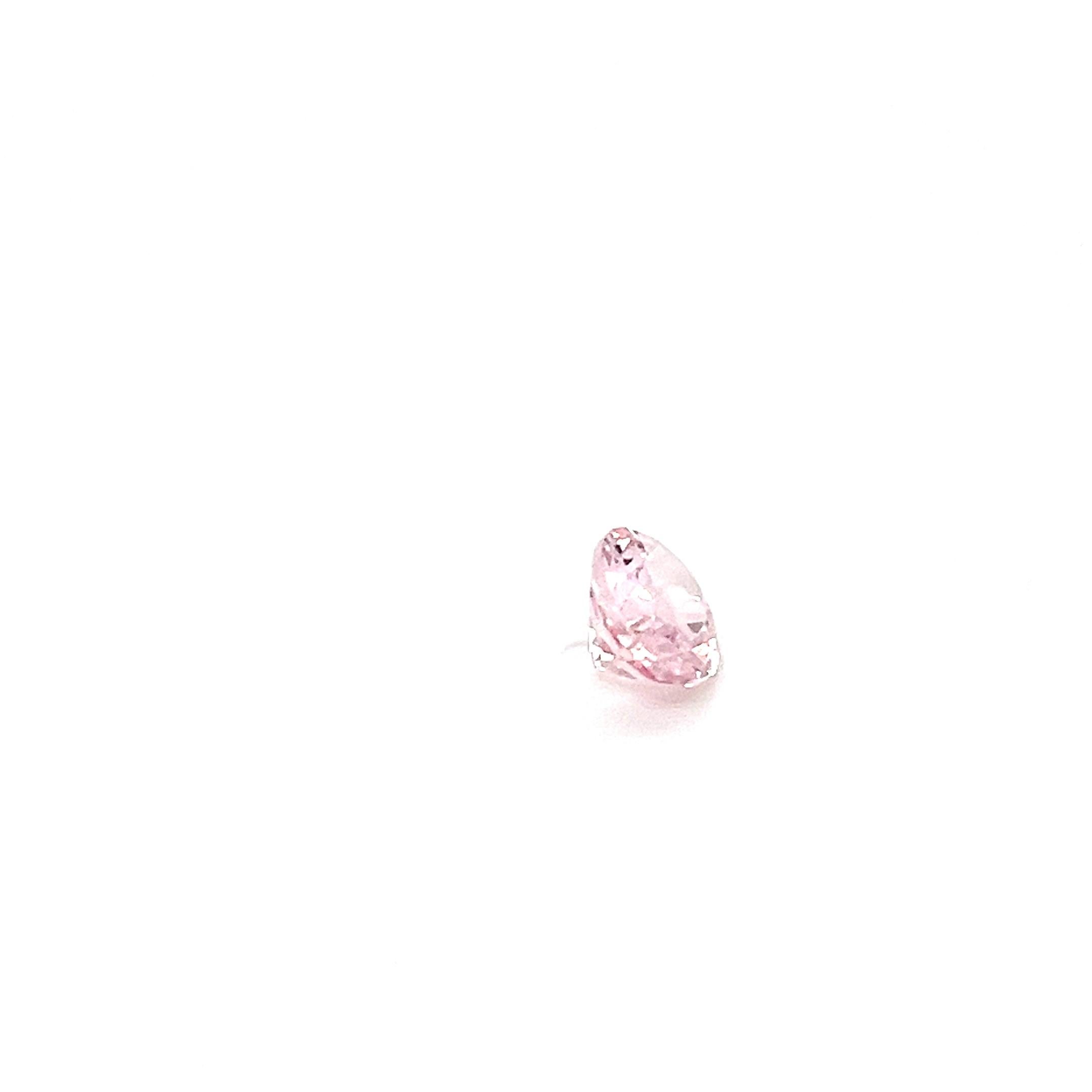 Taille ovale Morganite rose naturelle taille ovale facettée de 8 x 6 mm, pierre précieuse non sertie de qualité AAA en vente