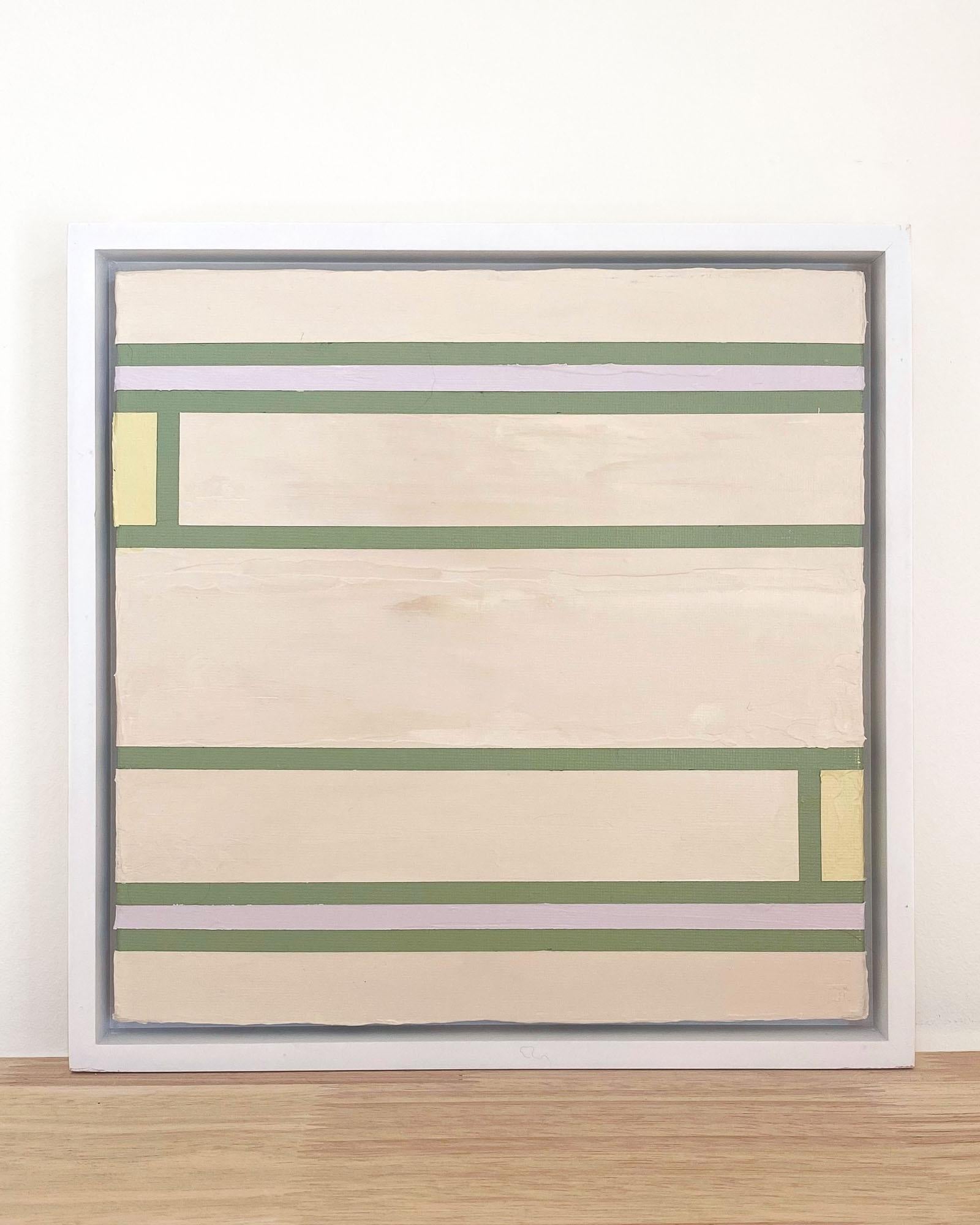 Descubre la nueva serie Abstracto arquitectónico de Lynnea, en la que las formas inspiradas en Agnes Martin flotan con gracia sobre tableros de lienzo texturizados. Cada pieza está cuidadosamente estratificada con paletas de colores conmovedoras,
