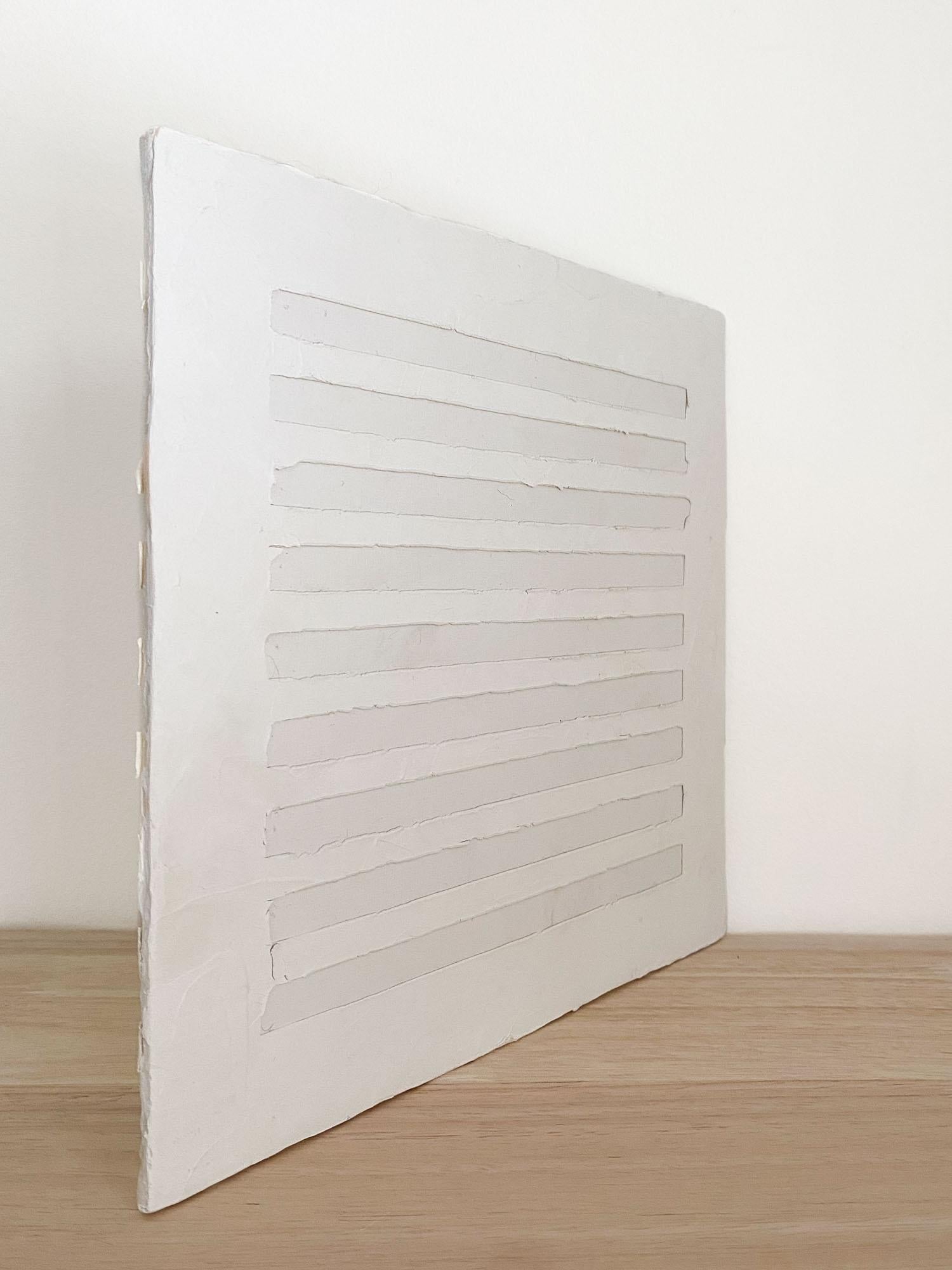 8x8 Abstracto arquitectónico #20 por Lynnea Jean, acrílico y gesso en Nuevo estado para la venta en Aitkin, MN