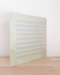 8x8 Architectural Abstract #24 by Lynnea Jean, Acrylic and Gesso