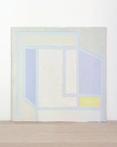 8x8 Abstrakte Architektur #11 von Lynnea Jean, Acryl und Gesso