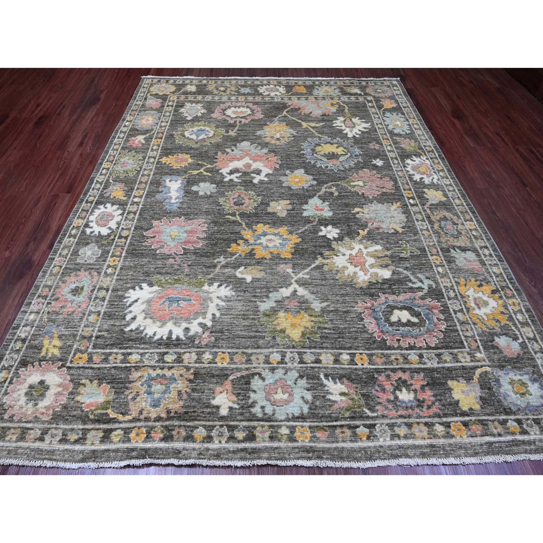Marrone Umber, 100% lana, tinture naturali, Afghan Angora Oushak con motivo floreale, annodato a mano, Tappeto orientale
Materiali primari: Lana
Lattice: No Pile 
altezza: 0,25 pollici
Stile: Di transizione
Colore primario: Marrone
Colori secondari: