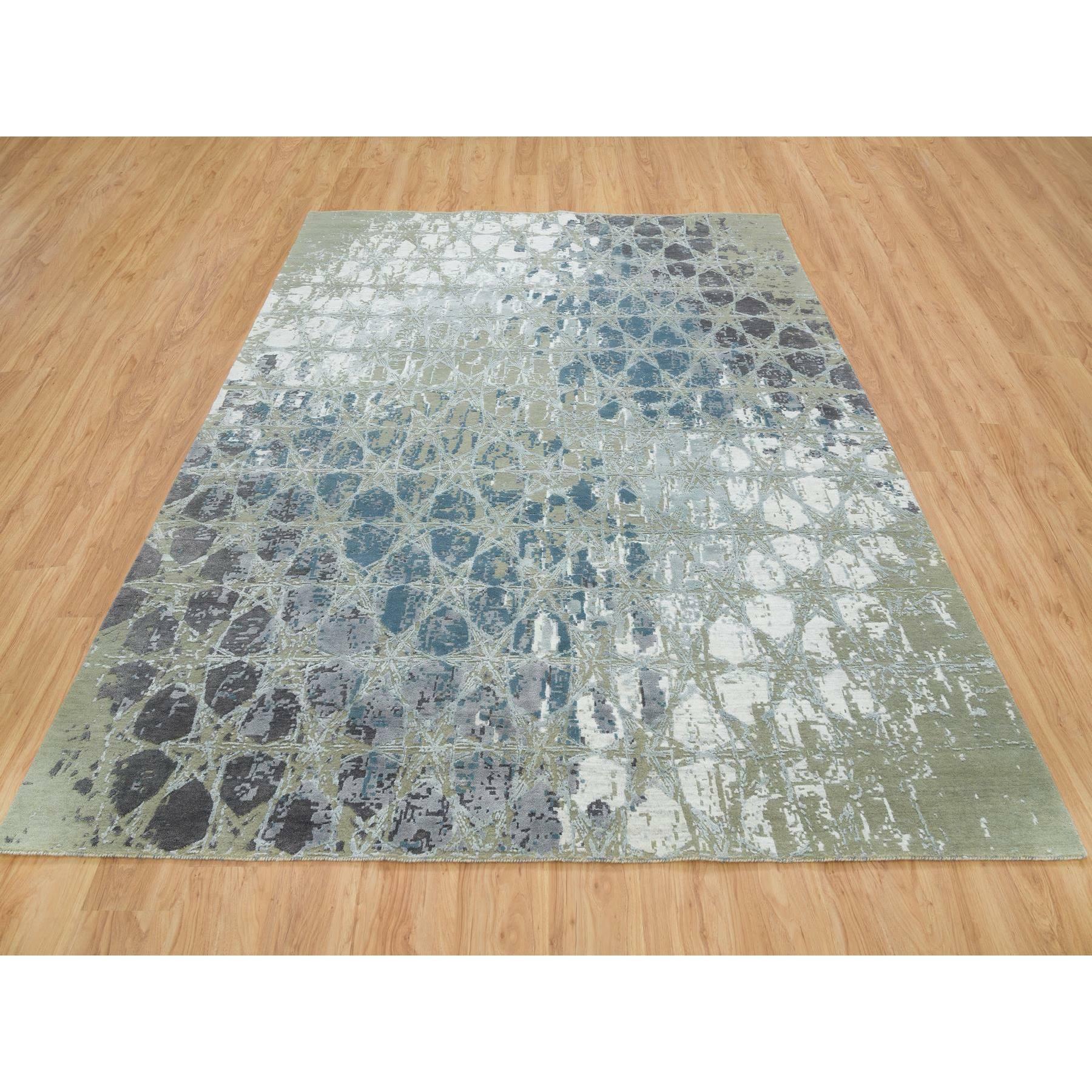 Medievale Tappeto orientale annodato a mano 8'x9'10