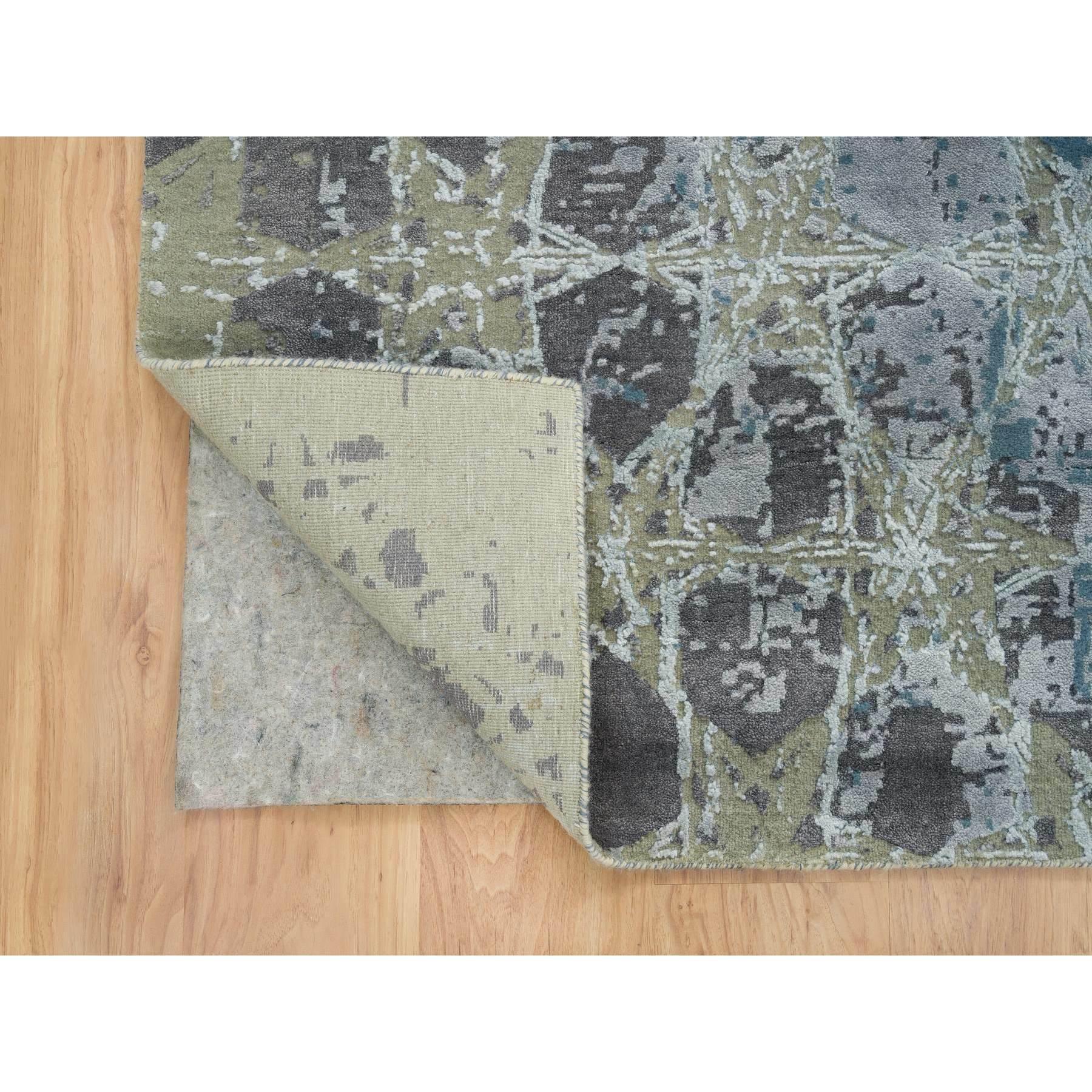 Annodato a mano Tappeto orientale annodato a mano 8'x9'10