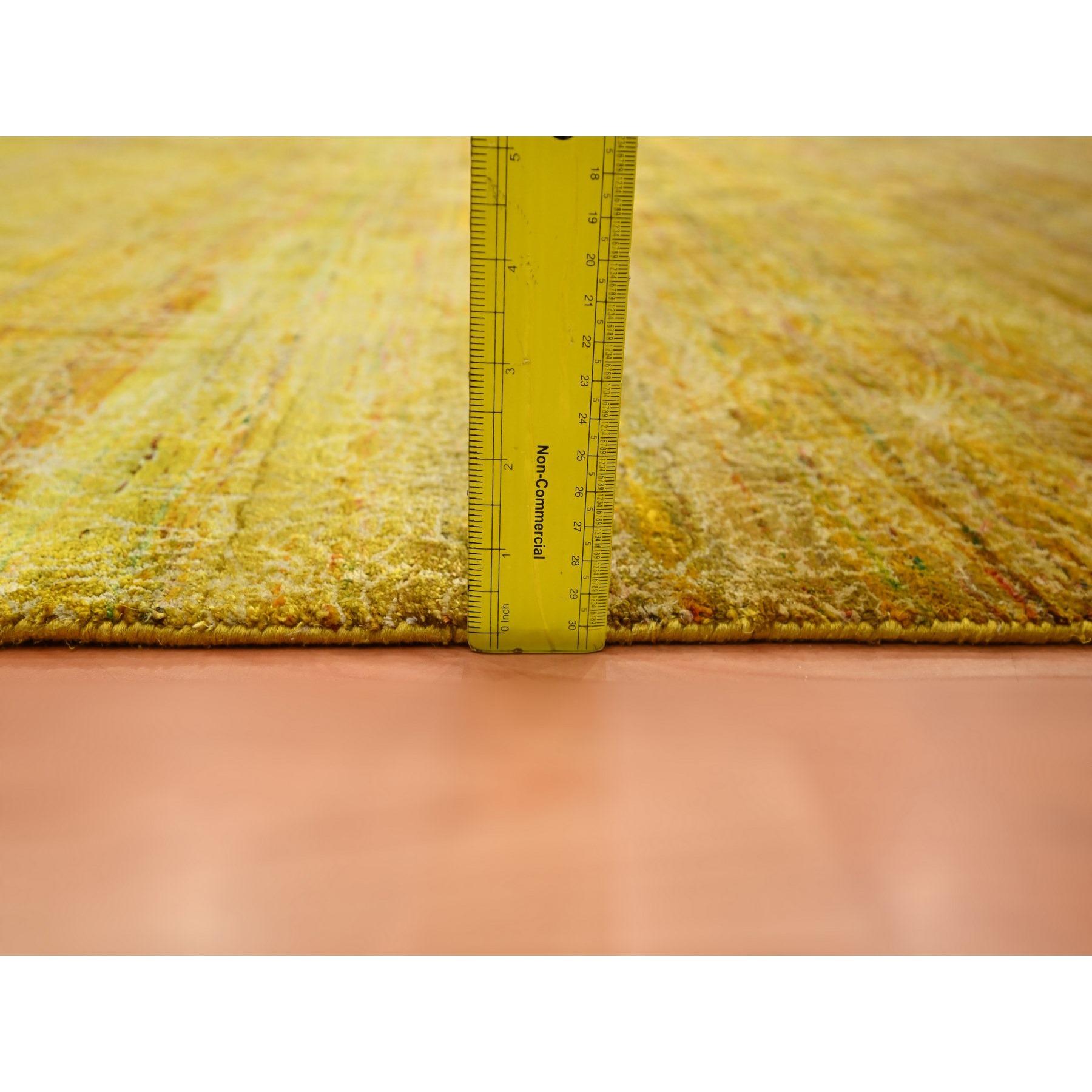 Tappeto Sari in seta annodato a mano 8'x9'3