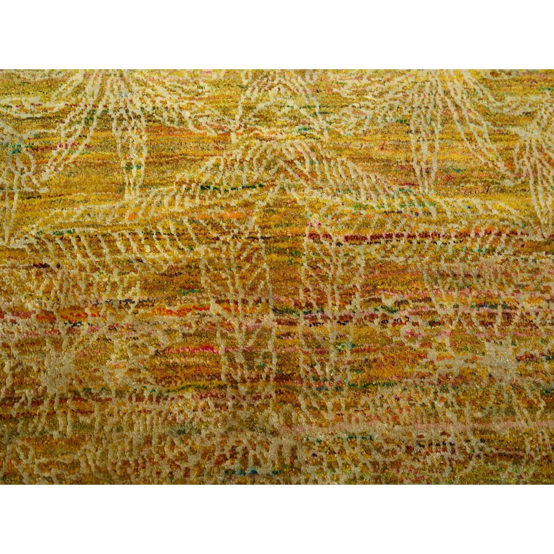 Lana Tappeto Sari in seta annodato a mano 8'x9'3