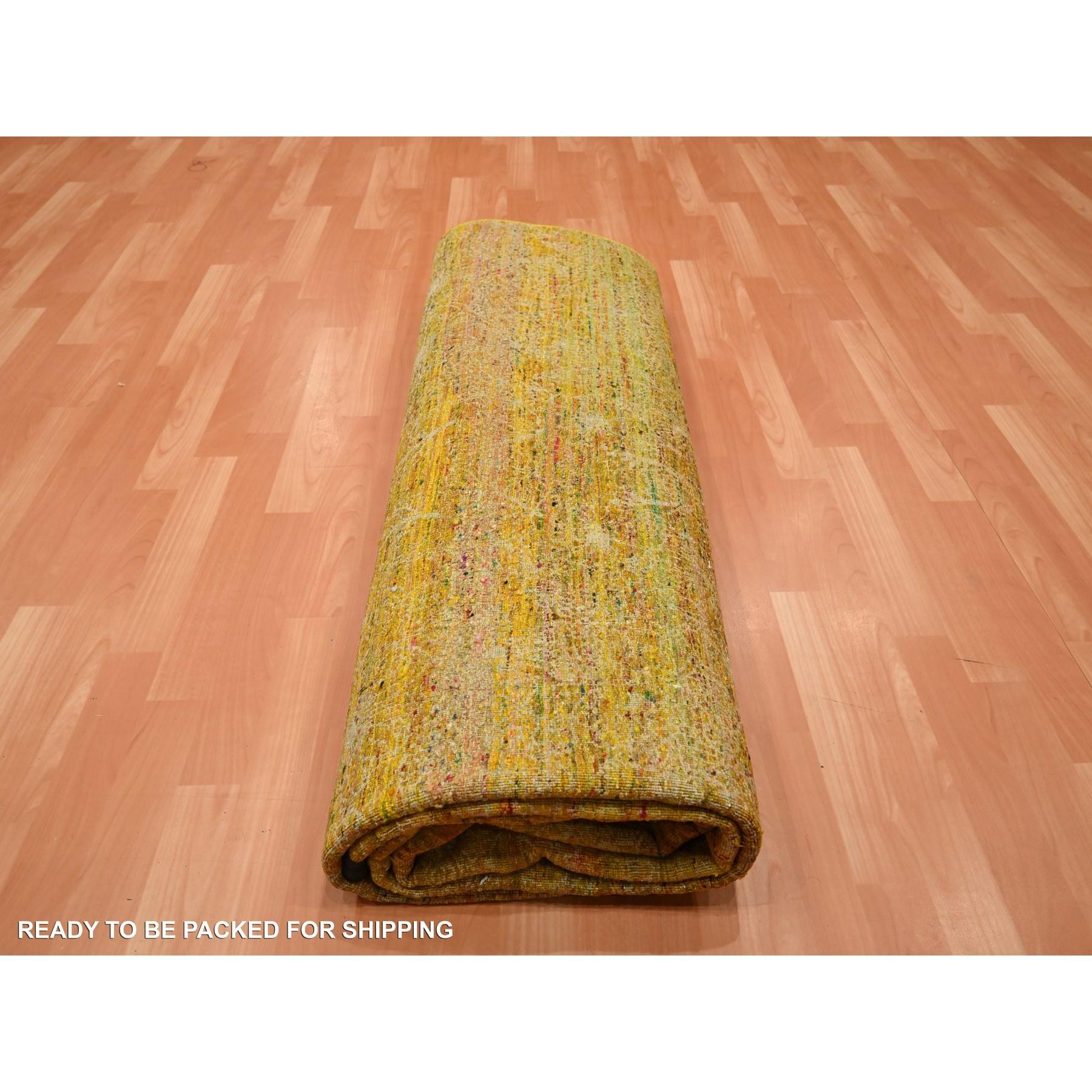 Tappeto Sari in seta annodato a mano 8'x9'3
