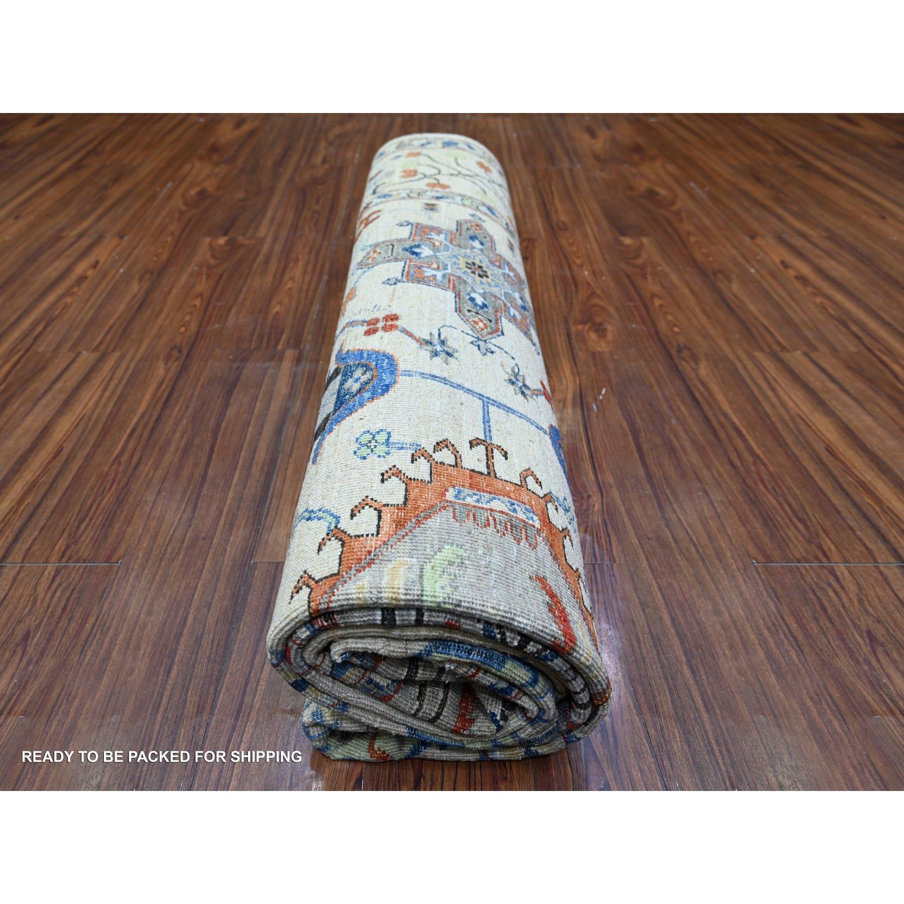 Tappeto in lana annodato a mano 8'x9'8