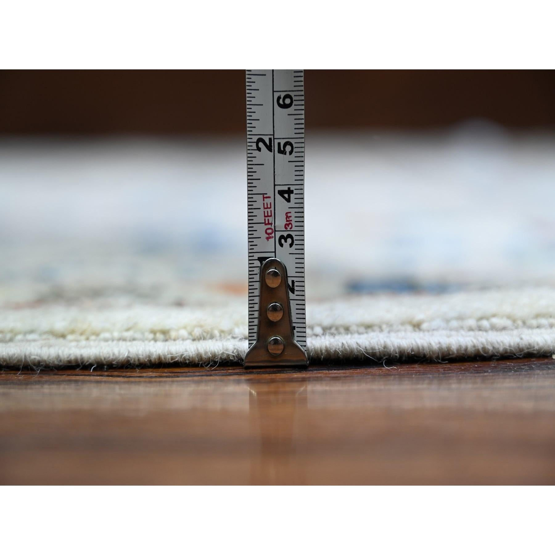 Tappeto in lana annodato a mano 8'x9'8